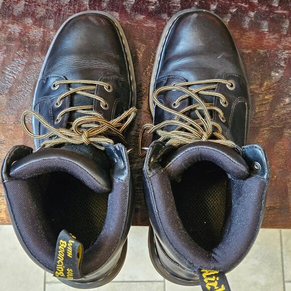 Dr. Martens Men's 'Nashville'  Leather Boots, Black, Sz 13 - Picture 6 of 16